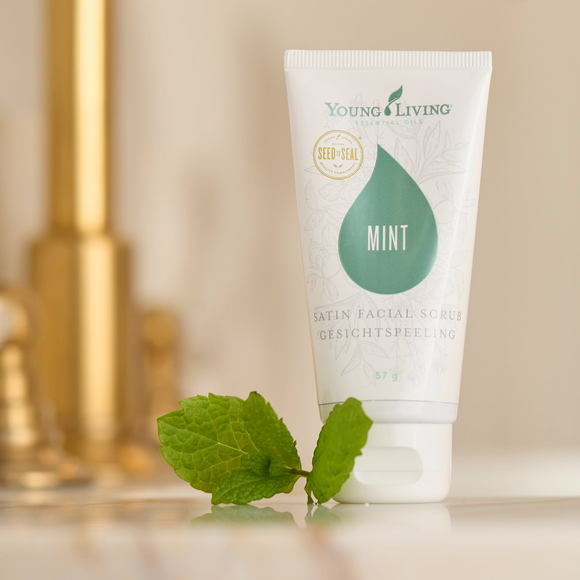 Satin Facial Scrub Mint